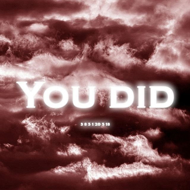 You did