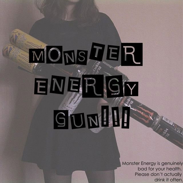 MONSTER ENERGY GUN!