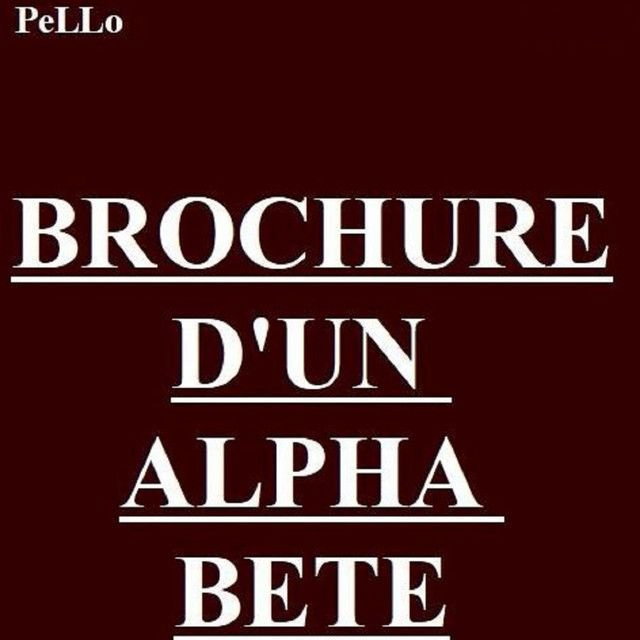 Brochure d'un alpha bete