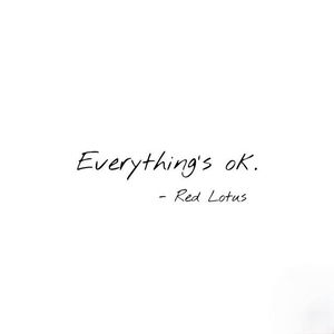 Everything&#039;s ok