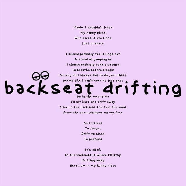 backseat drifting