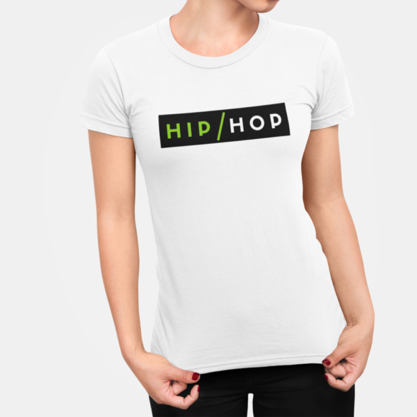 Hip Hop Box T Shirt For Women White 1